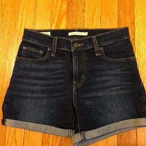 Levi's high waisted shorts
